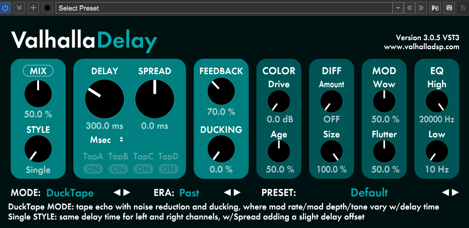 valhalla Delay